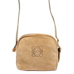 Loewe Suede Shoulder Bag Anagram